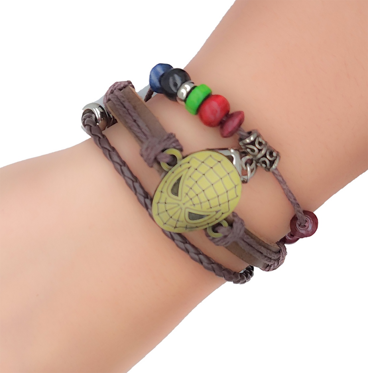 Pulsera Hombre Araña Spdimer Man Avengers + Estuche